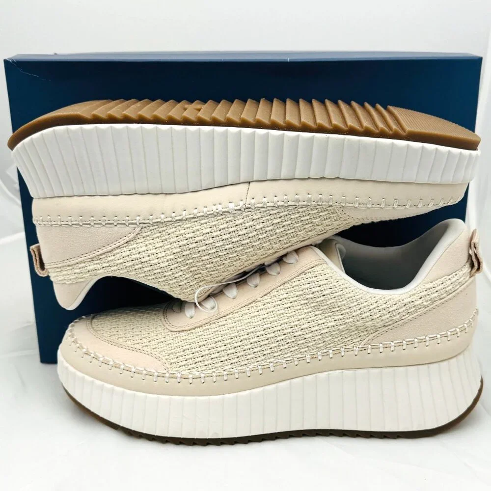 Universal Thread Persephone Sneakers Womens 12 Light Beige Memory Foam Casual NI - Picture 3 of 6
